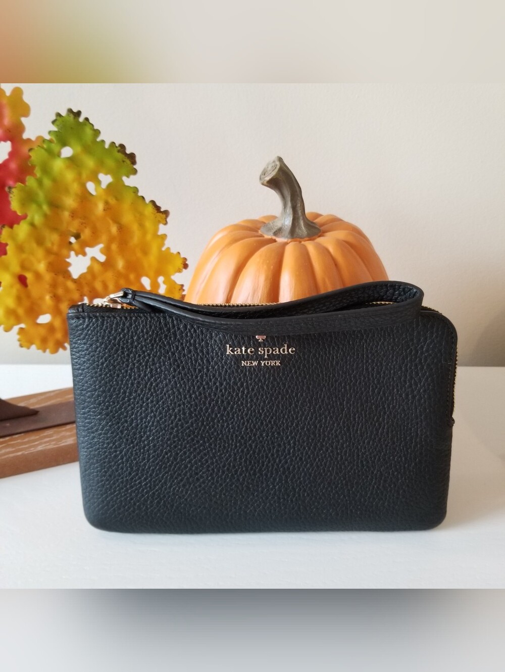 Kate Spade Pebbled Leather Wristlet